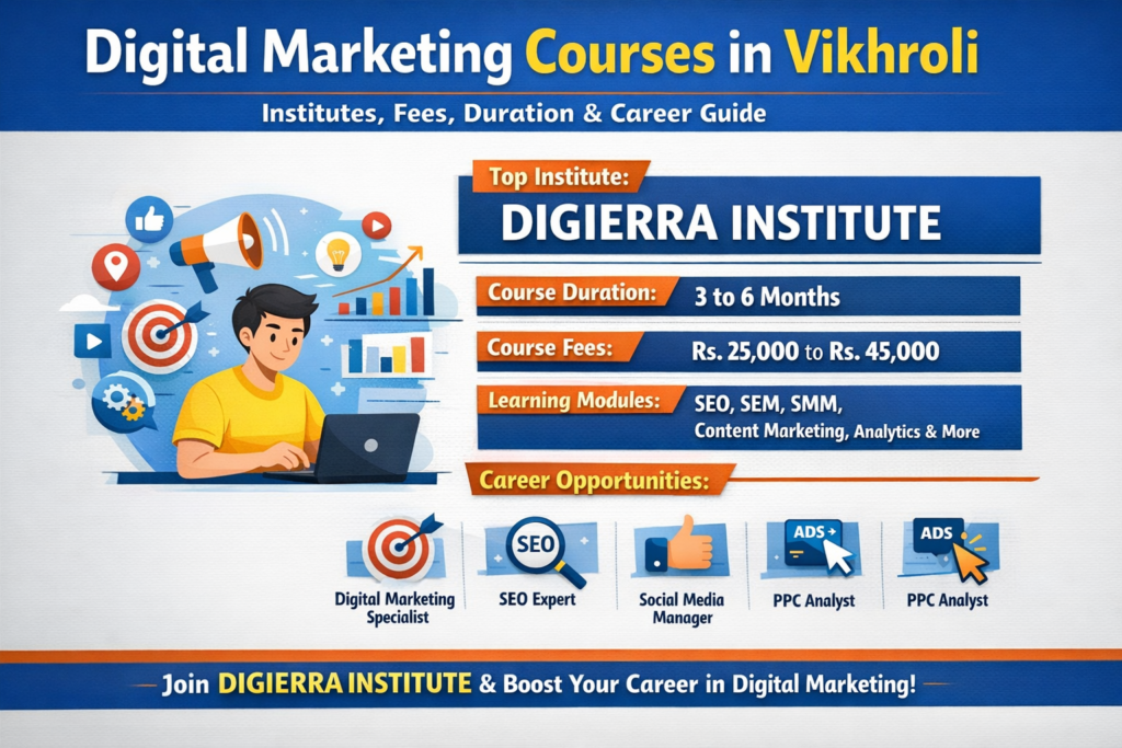 Digital Marketing Courses in Vikhroli: Institutes, Fees, Duration & Career Guide Digital Marketing Courses in Vikhroli
